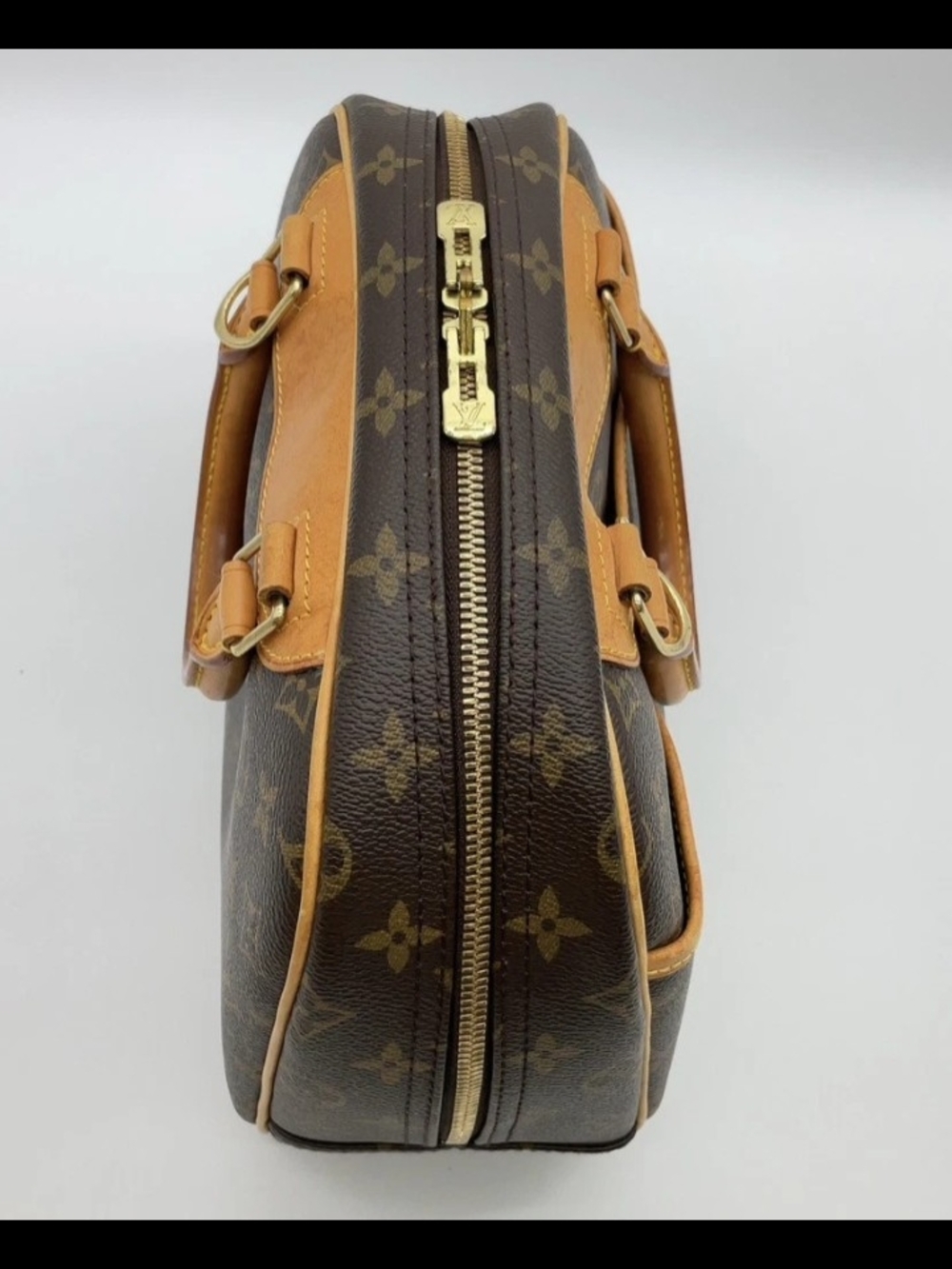 NOT FOR SALE! Louis Vuitton Monogram Trouville M42228 Handbag W/DB Cards - Picture 10 of 14